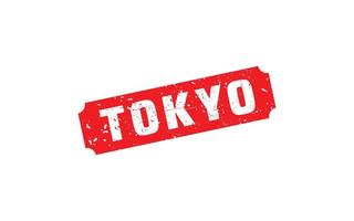 TOKYO JAPAN rubber stamp with grunge style on white background vector