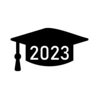 Graduation cap 2023 vector illustration