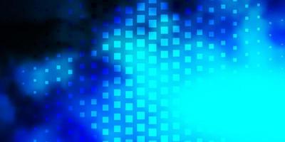 Dark BLUE vector backdrop with rectangles.