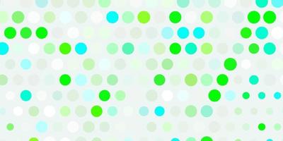 Light green vector template with circles.