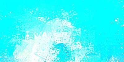 Light blue, yellow vector background with triangles.
