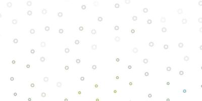 Light gray vector background with bubbles.