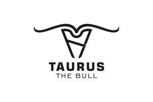 Letter R logo, Bull logo,head bull logo, monogram Logo Design Template Element vector