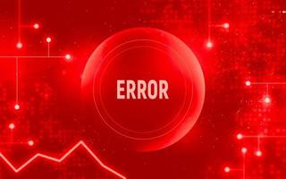 Errors in the protection of the Internet network. photo