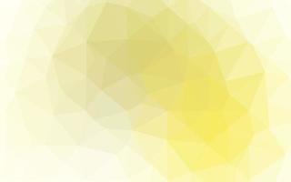 Light Yellow, Orange vector polygon abstract layout.