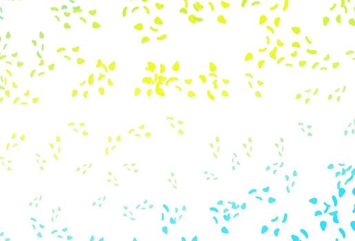 Light Blue, Yellow vector texture with random forms.