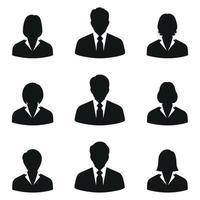 Avatar people businessmen vector