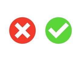 Check mark icon  vector isolated