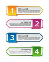 plantilla de infografía vectorial simple multipropósito vector