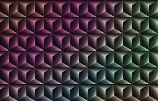 Rainbow Triangular Background vector