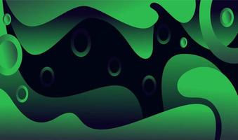 ilustración vectorial fondo moderno líquido abstracto para banner, web con todos los temas. fondos verdes vector