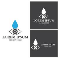 Eye Care vector logo design