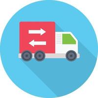 delivery truck vector illustration on a background.Premium quality symbols.vector icons for concept and graphic design.