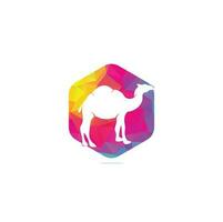 Camel logo template vector icon illustration design