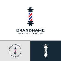 Letter I Barbershop Logo, suitable for any business related to barbershop with I initial.