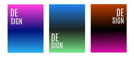 Set Of Colorful Gradient Background. Suitable For Banner, Ads, Social Media Post, and Wallpaper. vector