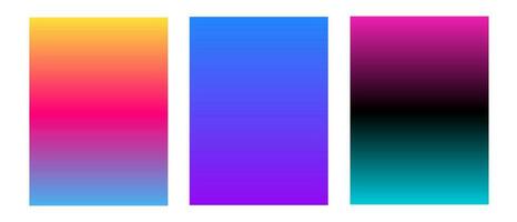 Set Of Colorful Gradient Background. Suitable For Banner, Ads, Social Media Post, and Wallpaper. vector