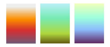 Set Of Colorful Gradient Background. Suitable For Banner, Ads, Social Media Post, and Wallpaper. vector