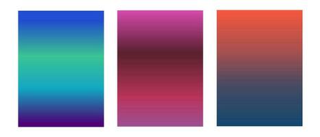 Set Of Colorful Gradient Background. Suitable For Banner, Ads, Social Media Post, and Wallpaper. vector