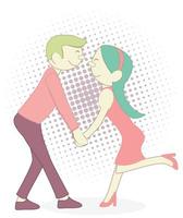 Couple Happy illustration vector