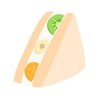 Fruit Sandwiches Japanese Dessert banana vector