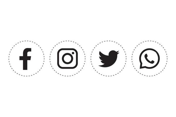 Facebook Twitter Instagram Vector Art, Icons, and Graphics for Free