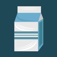 ilustración de vector de caja de leche de cartón para diseño gráfico y elemento decorativo