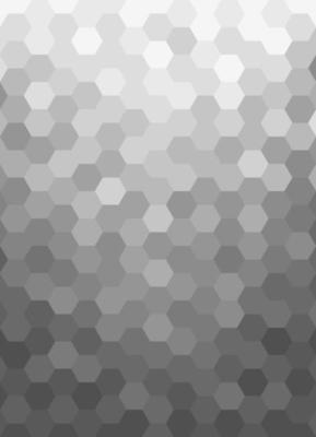 Hexagonal Shape Background Gradient Gray Mosaic Pattern