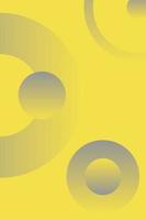 Abstract Background Yellow Circle Pattern Gradient To Gray vector