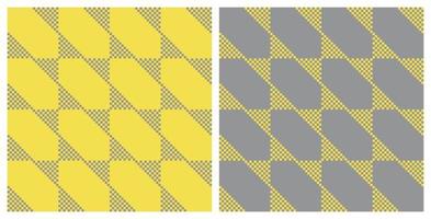 Checkered Pattern Hexagonal Shape Diagonal Pixel Point vector