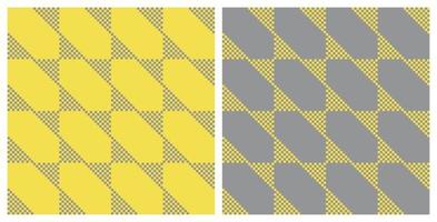 Checkered Pattern Hexagonal Shape Diagonal Pixel Point vector