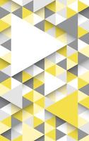 Abstract Background White Gray Yellow Triangle Shape Pattern vector