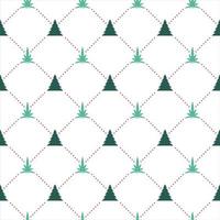 Seamless Background Pattern Marijuana Leaves Christmas Tree vector