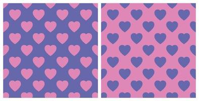 Background Pattern Seamless Heart Shape vector