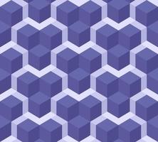 3D Cube Pattern Background Color vector