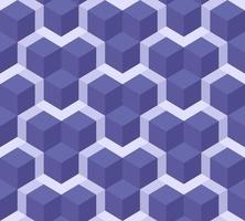 3D Cube Pattern Background Color vector