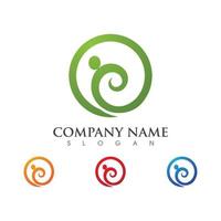 Human character logo sign vector