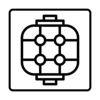 lantern Icon. Social media sign icons. Vector illustration isolated for graphic and web design.