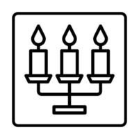 Candle Icon. Social media sign icons. Vector illustration isolated for graphic and web design.