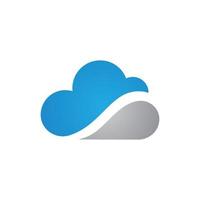 Cloud template vector