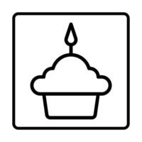 Cake Icon. Social media sign icons. Vector illustration isolated for graphic and web design.