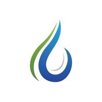 water drop Logo Template vector