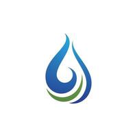 water drop Logo Template vector