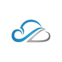 Cloud template vector