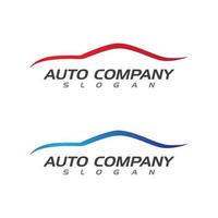 vector de plantilla de logotipo de auto auto