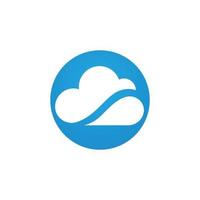 Cloud template vector