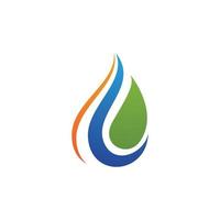 water drop Logo Template vector