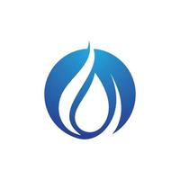 water drop Logo Template vector