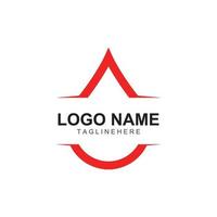 Blood Logo vector icon illustration