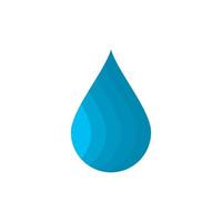 Set of abstract water drops symbols, logo vector